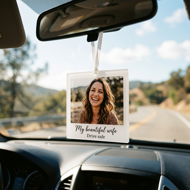 Car Rearview Mirror Print